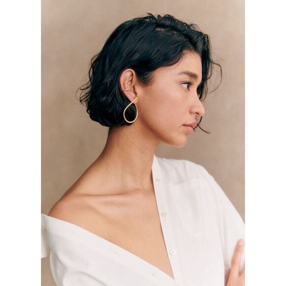 Sezane Tessa Earrings - Gold - ear cuff - Picture 2 of 8